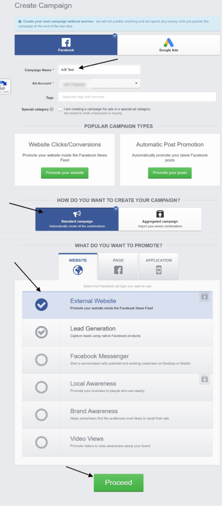 a/b testing tool AE 2