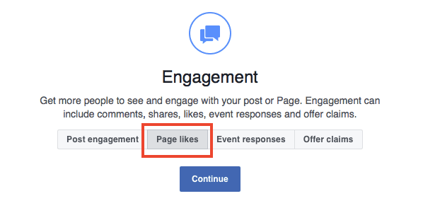 create a facebook like campaign